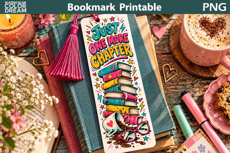 Book Lover bookmark | Book Quote Sublimation example image 1