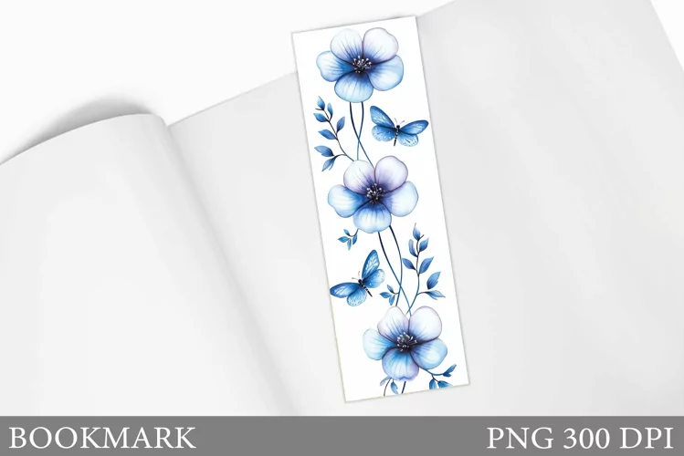 Butterflies Bookmark Design. Butterfly Bookmark Sublimation
