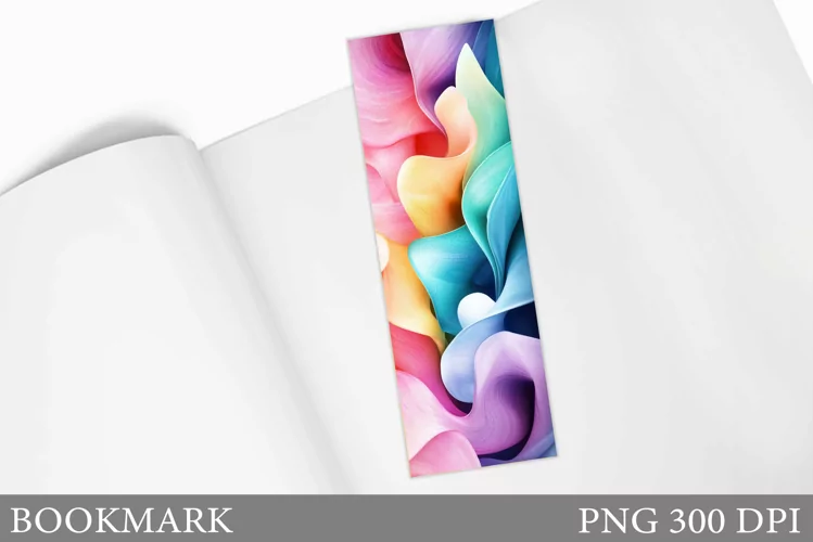 Abstraction Bookmark Design. Abstract Bookmark Sublimation