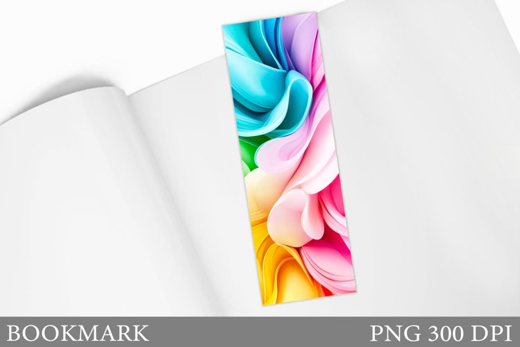 Abstraction Bookmark Design. Abstract Bookmark Sublimation example image 1
