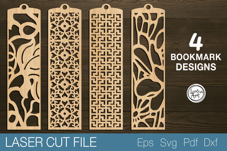 Bookmark Laser Cut SVG |Bookmark Template