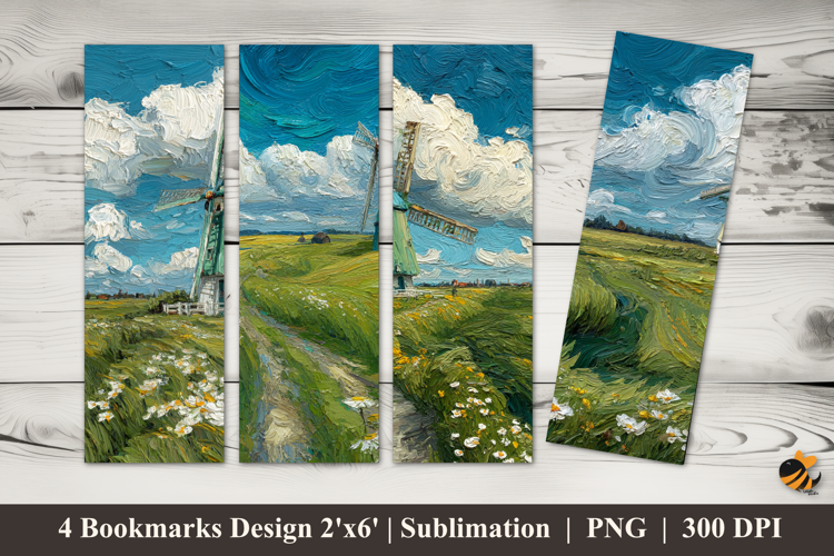 Meadow Bookmarks Sublimation Design