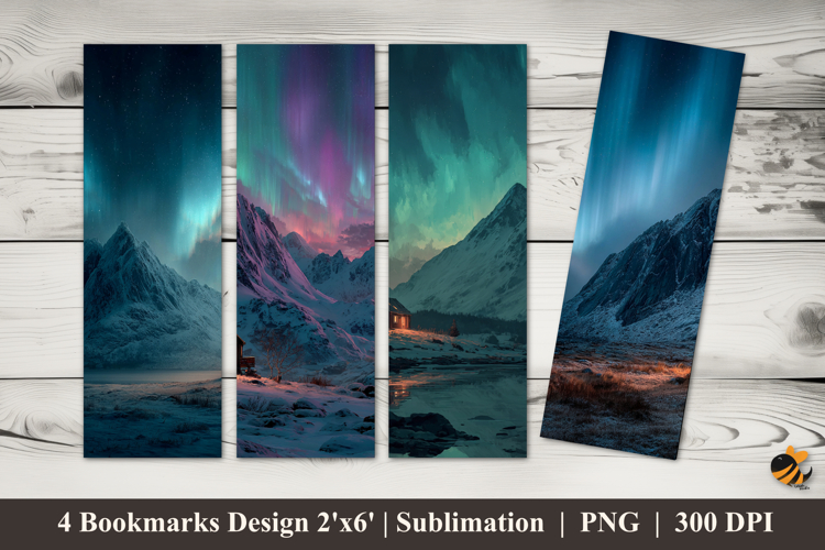 Frozen Wonders Bookmarks Sublimation Design