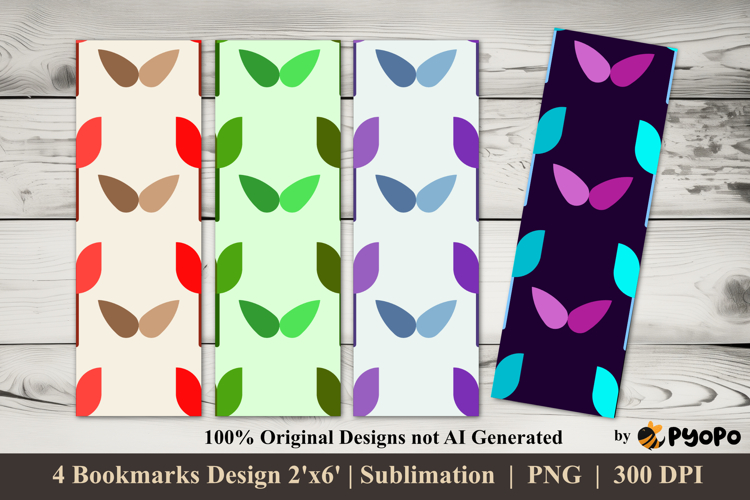 Nature Rhythm Bookmarks Sublimation Design