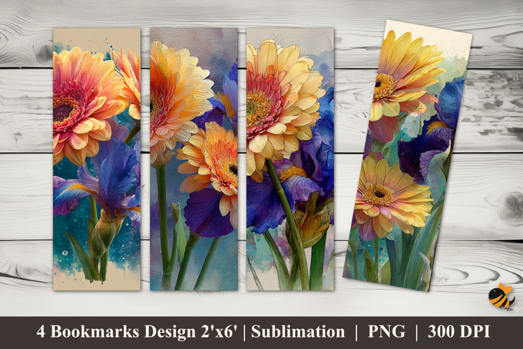 Spring Harmony Bookmarks Sublimation Design