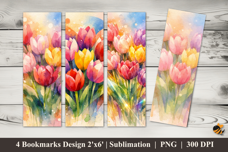Soft Harmony Bookmarks Sublimation Design