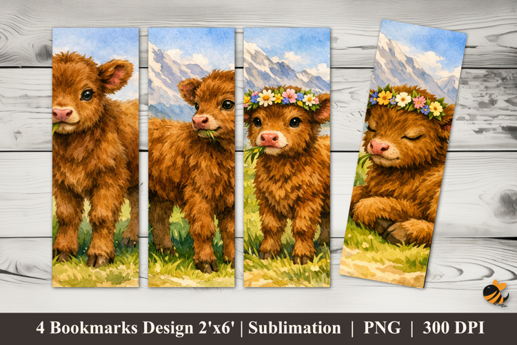 Meadow Charm Bookmarks Sublimation Design
