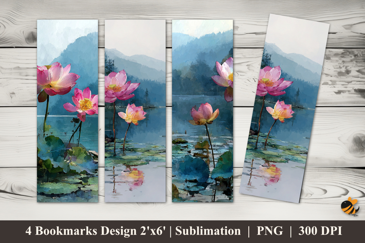 Nature After Rain Bookmarks Sublimation Design