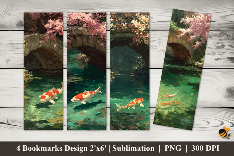 Amazing Little River Bookmarks Sublimation Design