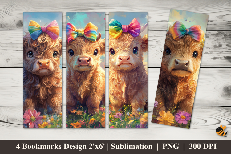 Hill Angel Bookmarks Sublimation Design