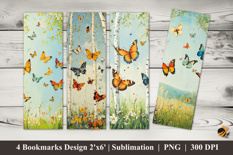 Pasture Party Bookmarks Sublimation Design