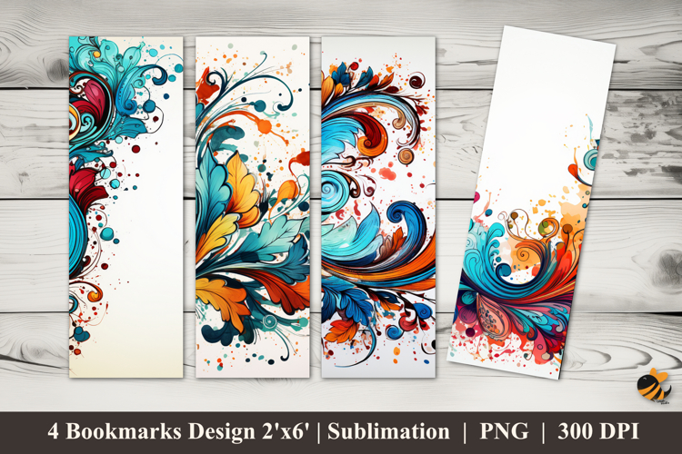 Balinese Pattern Bookmarks Sublimation Design