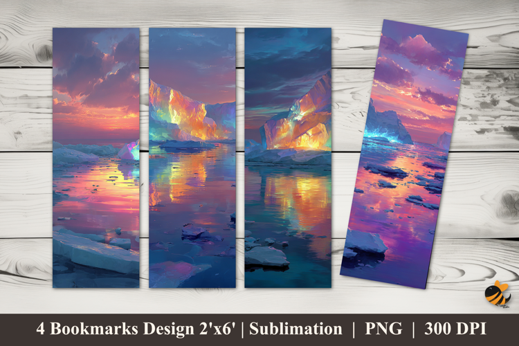 Color Fantasy Bookmarks Sublimation Design