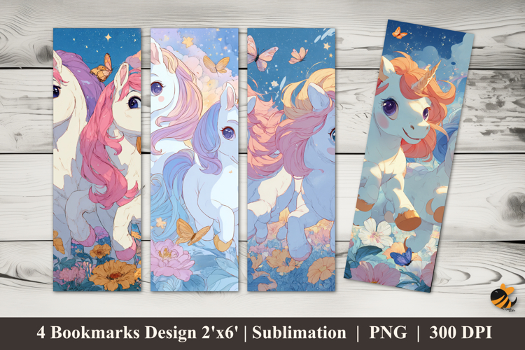 Colorful Cartoon Bookmarks Sublimation Design