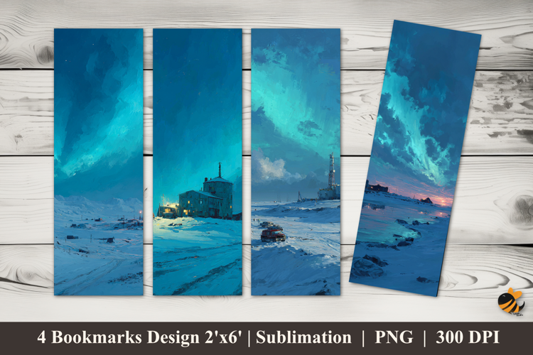 Industrial Bookmarks Sublimation Design