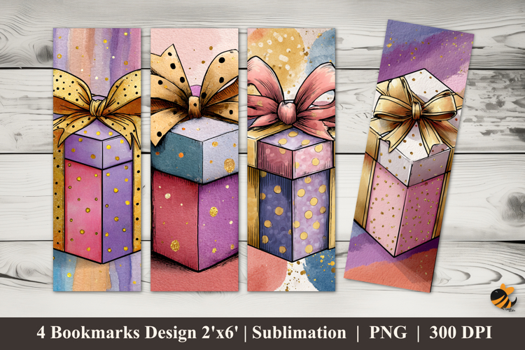 Birthday Gifts Bookmarks Sublimation Design