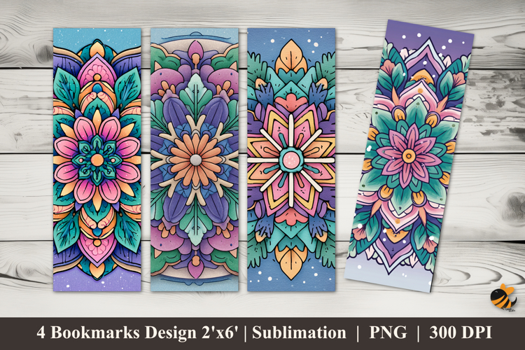 Snow Harmony Bookmarks Sublimation Design