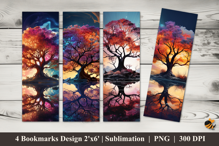 Natures Masterpiece Bookmarks Sublimation Design