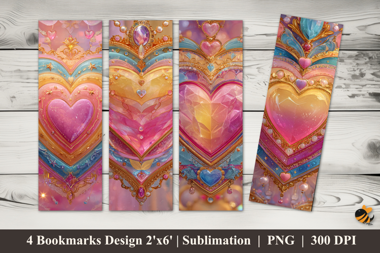 Gift of Love Bookmarks Sublimation Design