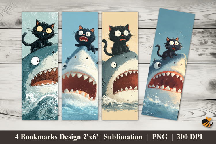 Funny Fantasy Bookmarks Sublimation Design