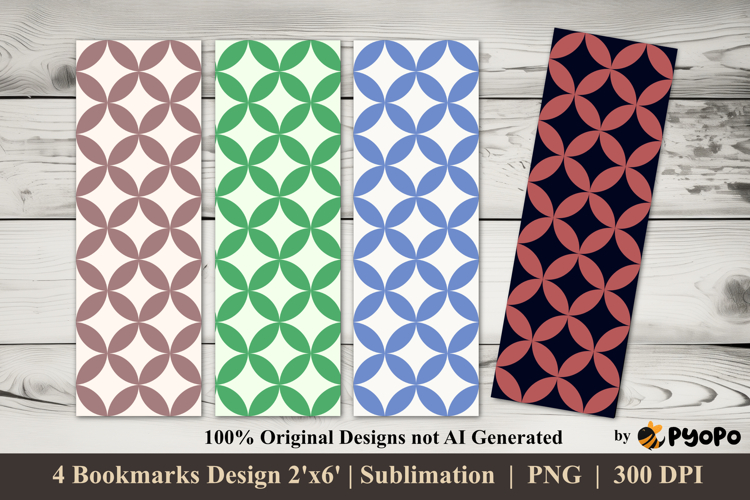 Leaf Orbit Bookmarks Sublimation Design
