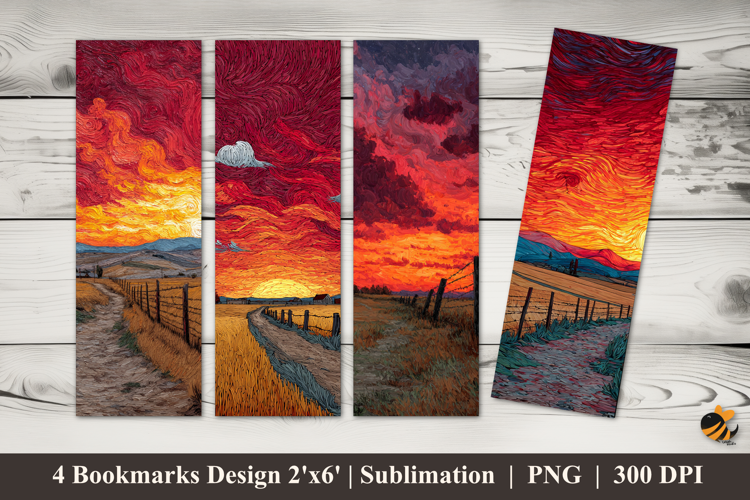 Regional Borders Bookmarks Sublimation Design