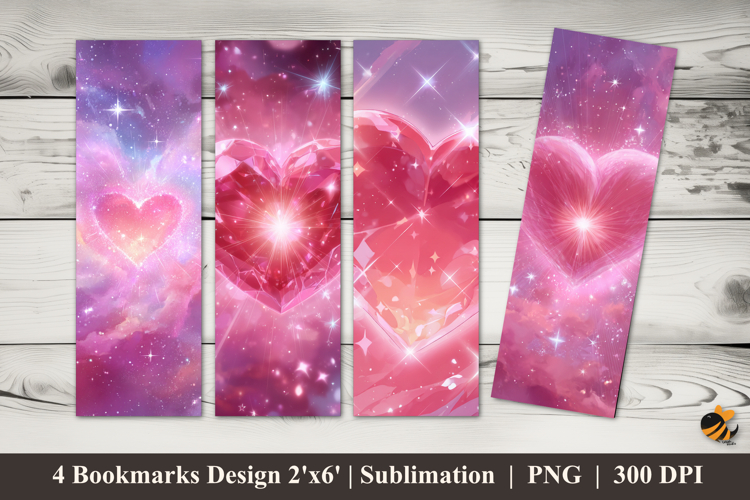 Love Shines Bookmarks Sublimation Design