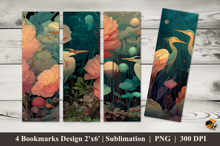 Elegance Bookmarks Sublimation Design