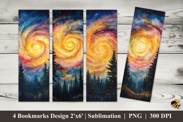 Forest Secrets Bookmarks Sublimation Design