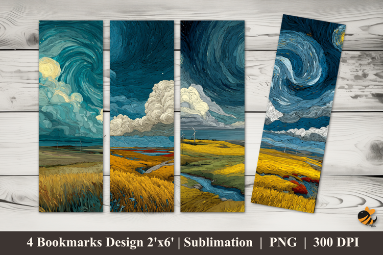 Natural Sustainability Bookmarks Sublimation Design