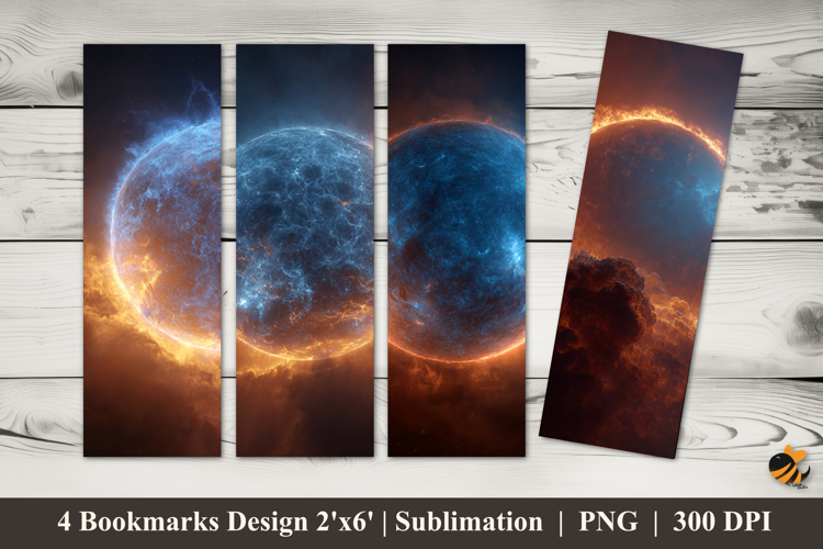 Zoom Sun Bookmarks Sublimation Design
