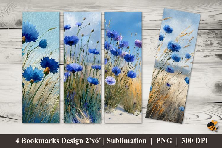 Cogongrass Flower Bookmarks Sublimation Design