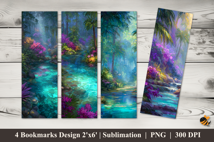 Explore Forest Bookmarks Sublimation Design