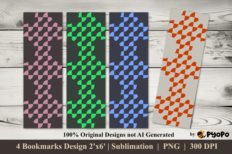 Echo Circle Bookmarks Sublimation Design