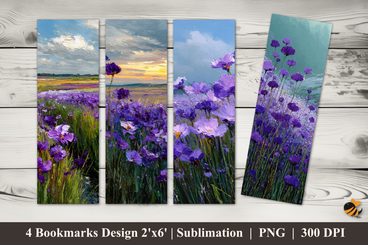 Lavender Dream Bookmarks Sublimation Design