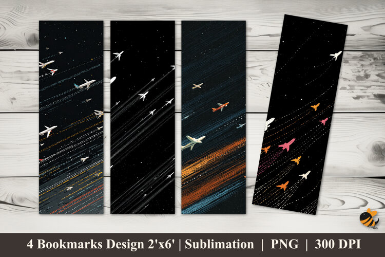 Fantasy Plane Coaster Sublimation Design example image 1