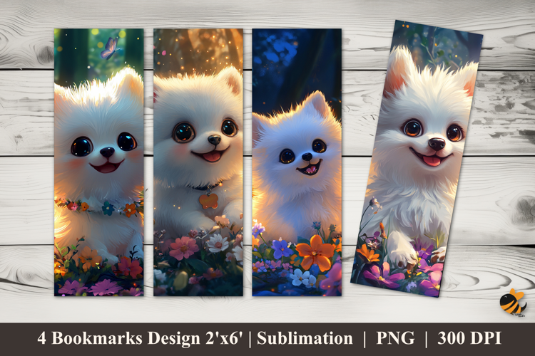 Fantasy Night Cat Bookmarks Sublimation Design