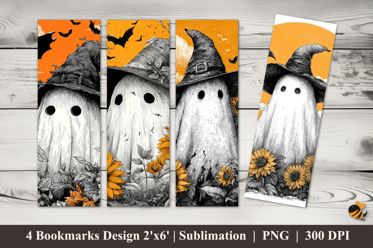 Mysterious Figure Bookmarks Sublimation Design