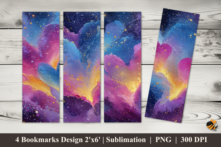 Magical Love Abstract Bookmarks Sublimation Design