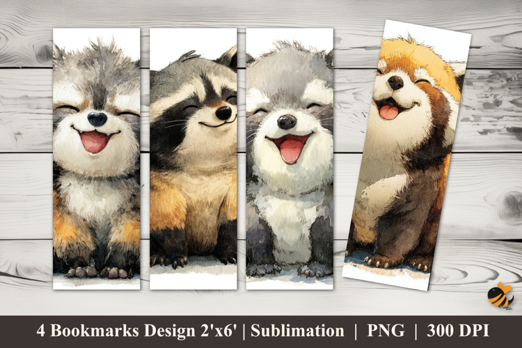 Baby Fox Bookmarks Sublimation Design