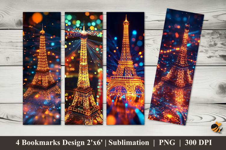 Shining Tower Bookmarks Sublimation Design