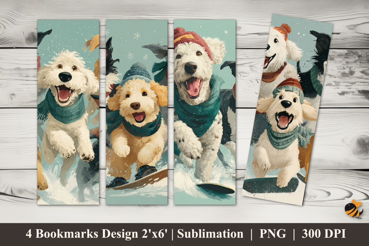 Winter Fun Bookmarks Sublimation Design