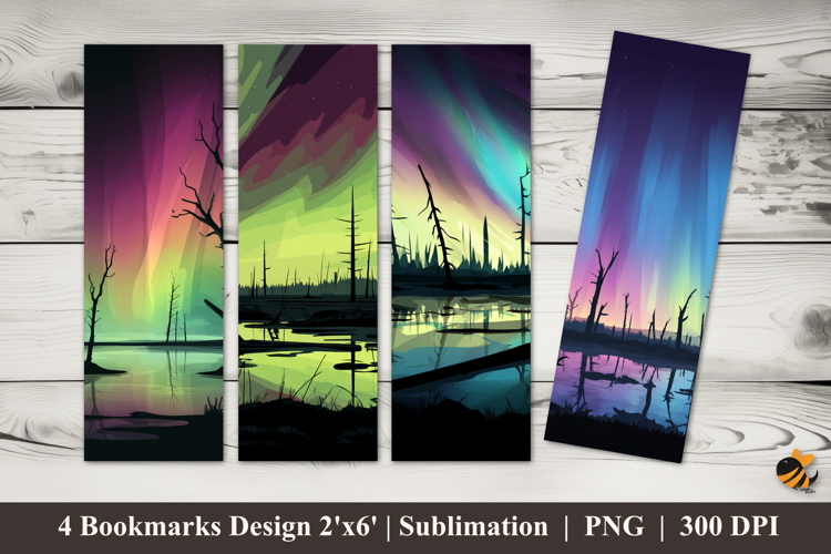 Light of Darkness Bookmarks Sublimation Design