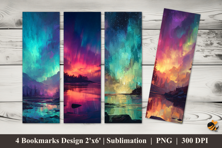 Natural Fantasy Bookmarks Sublimation Design