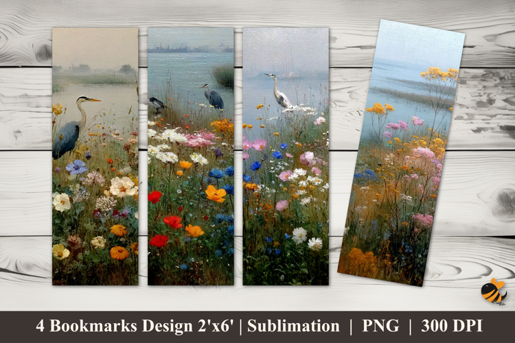 Lake Charm Bookmarks Sublimation Design