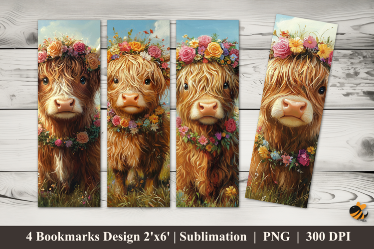 The Hairy Wonder Bookmarks Sublimation Design