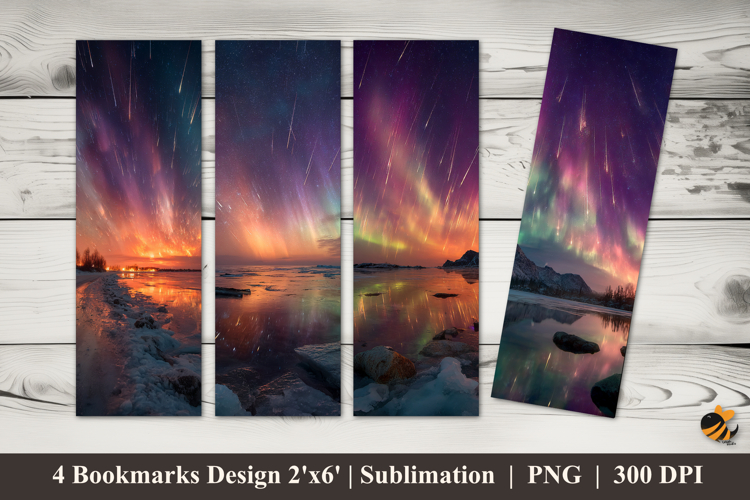 Celestial Crossing Bookmarks Sublimation Design