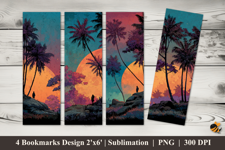 Unite With Nature Bookmarks Sublimation Design