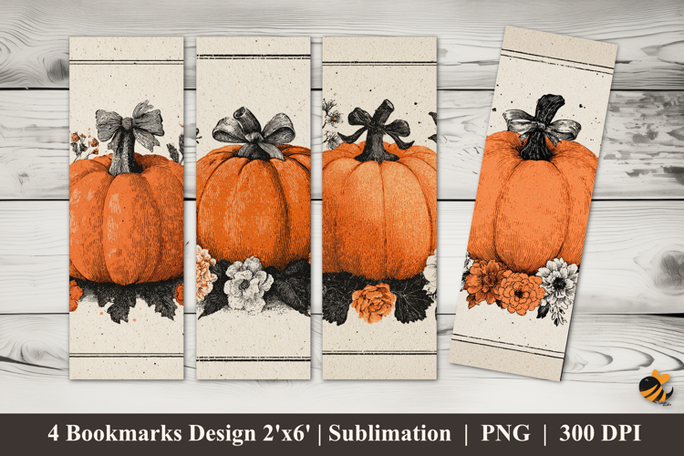 Fall Harmony Bookmarks Sublimation Design