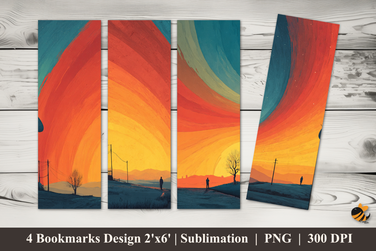 Fantasy Universe Bookmarks Sublimation Design